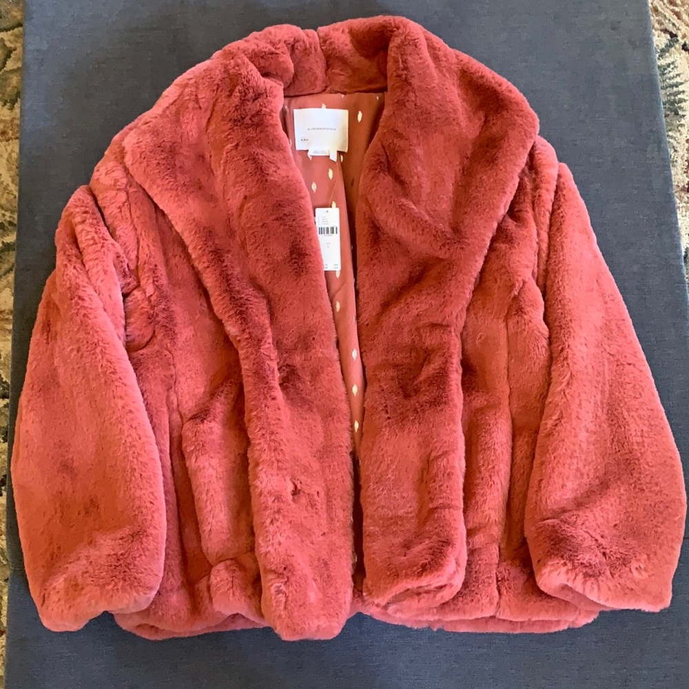 Anthropologie Leopard Faux Fur Jacket - Picture 5 of 8